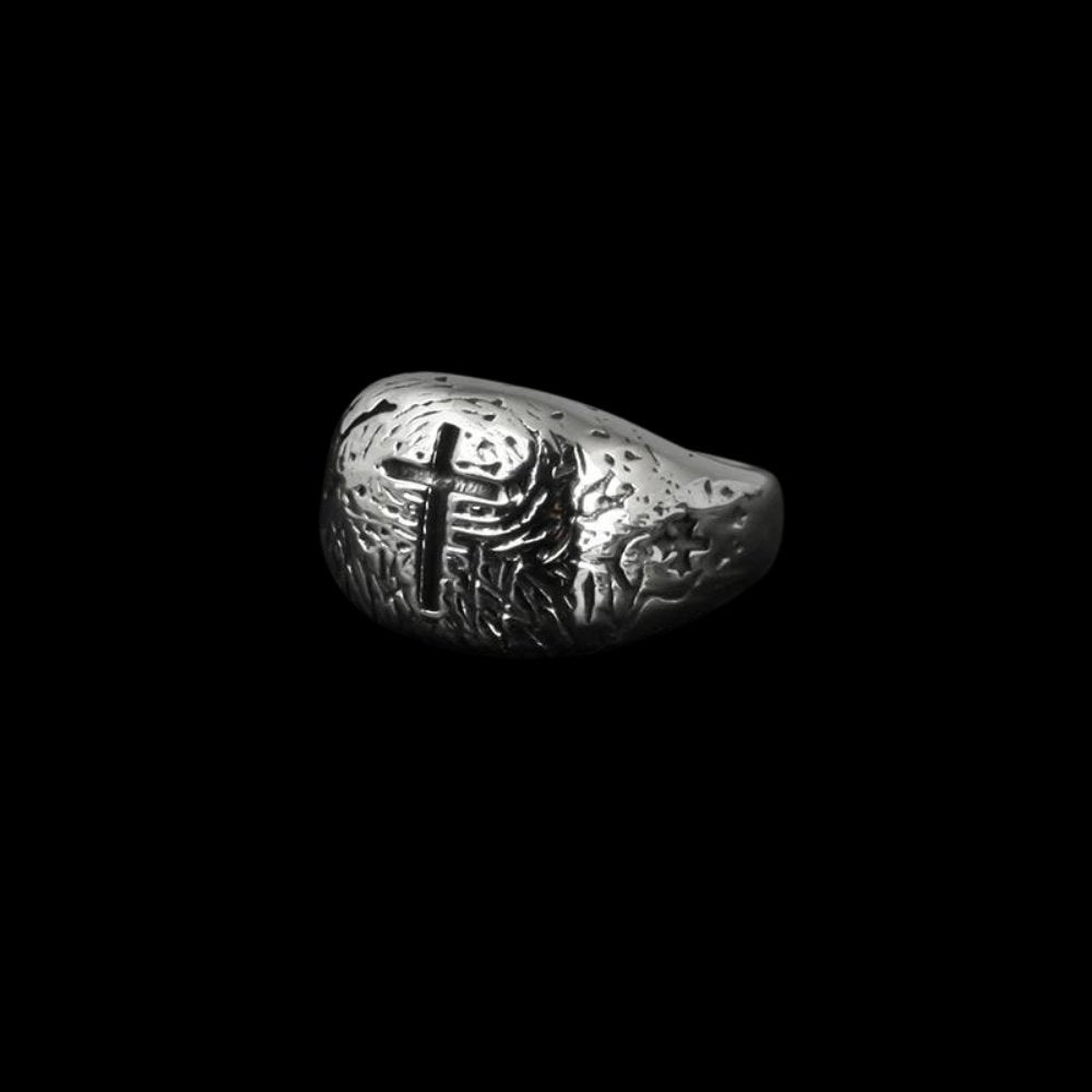 Tomb of Christ Ring - Chrome Cult