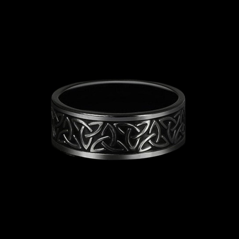 Triquetra Eternity Ring - Chrome Cult