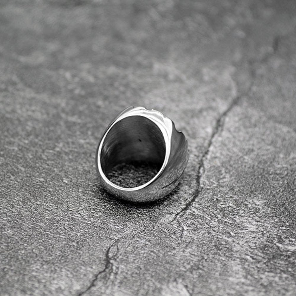 Two Tone Eye Of Providence Ring - Chrome Cult