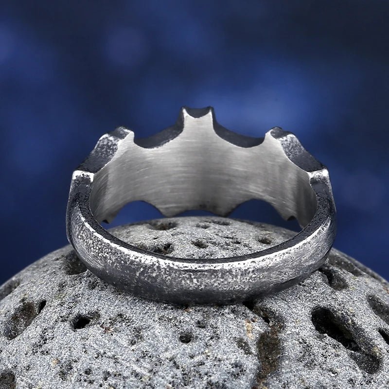 Vampire Bat Gothic Ring - Chrome Cult