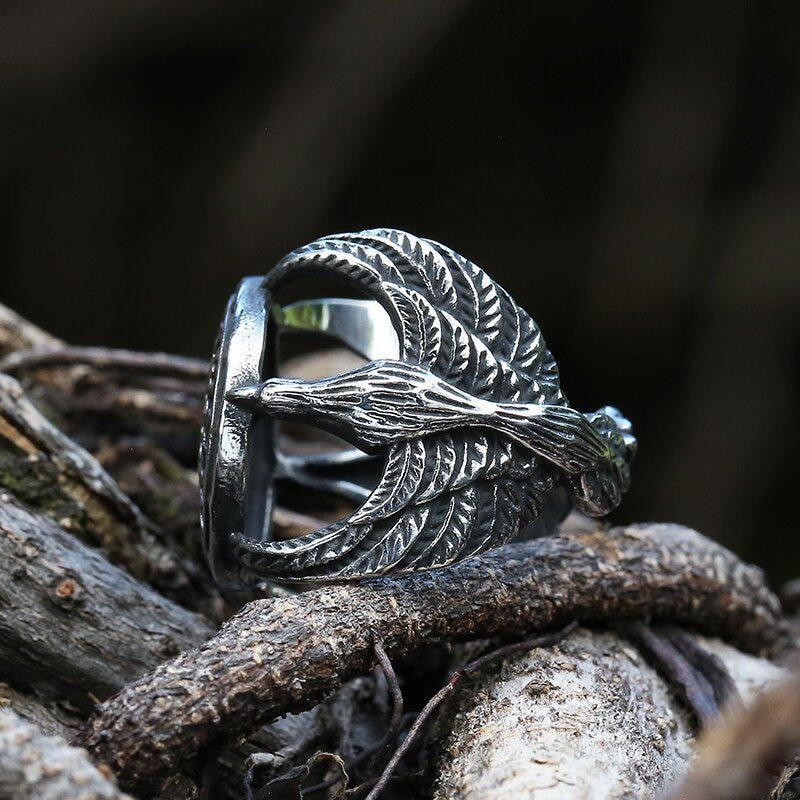 Vegvisir Eagle Ring - Chrome Cult