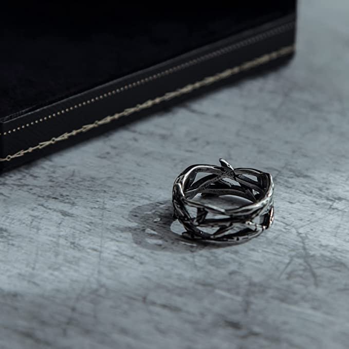 Victory Olive Branch Ring - Chrome Cult