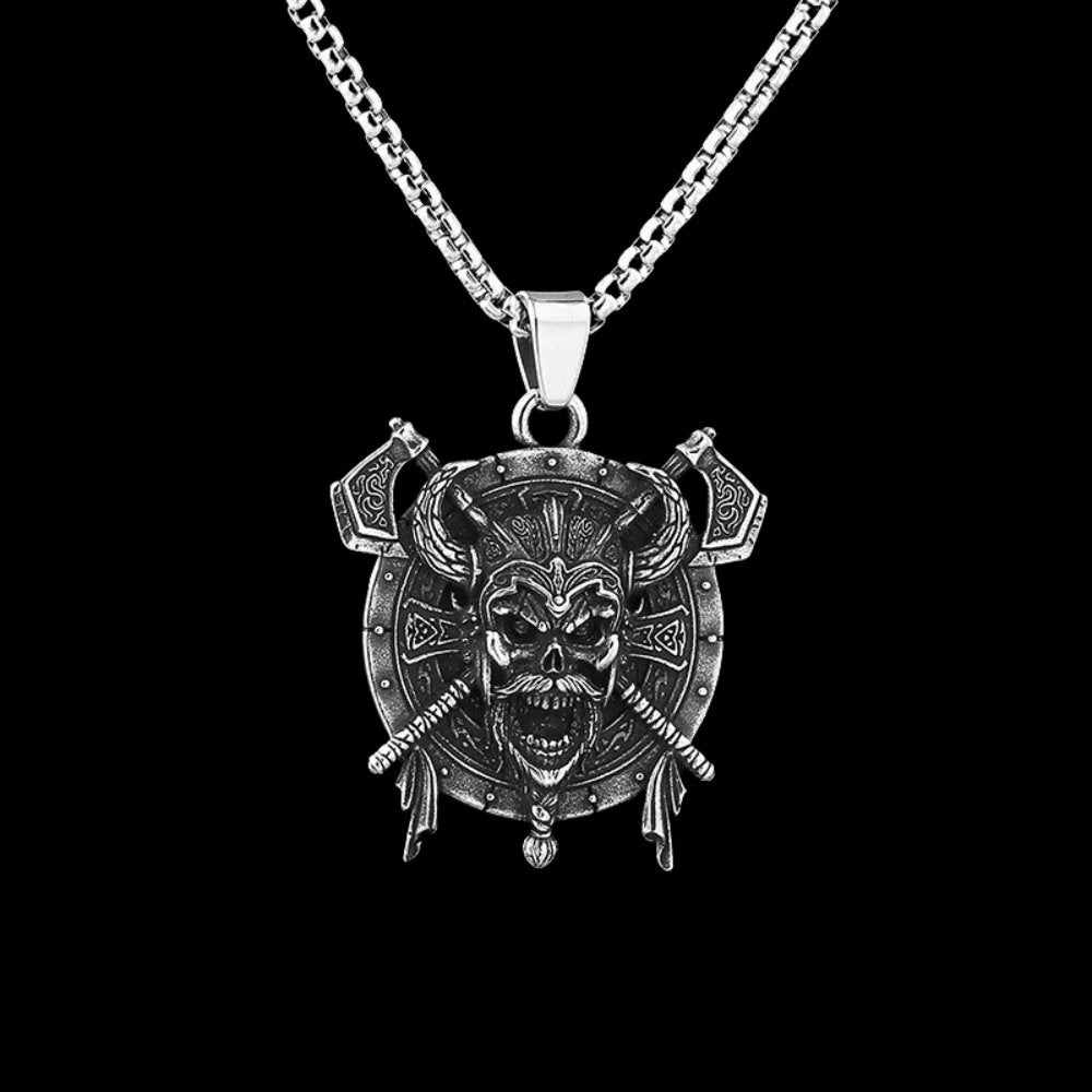 Viking Lost At Sea Pendant - Chrome Cult
