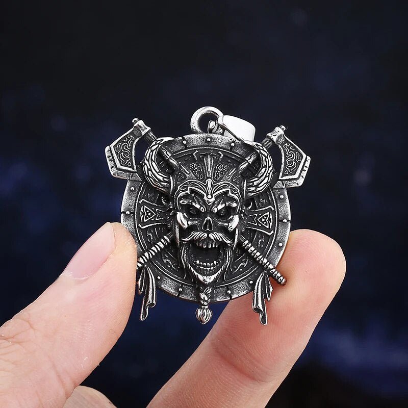Viking Lost At Sea Pendant - Chrome Cult