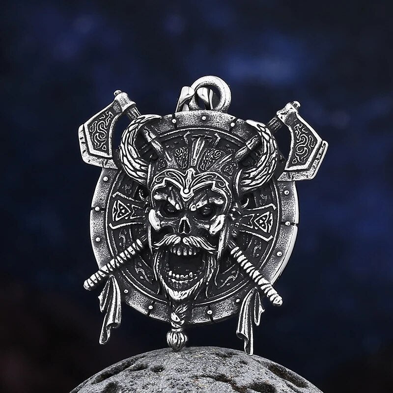 Viking Lost At Sea Pendant - Chrome Cult