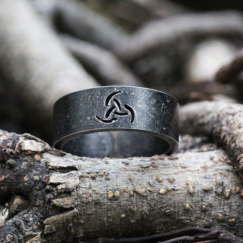 Viking Rune & Symbol Ring - Chrome Cult