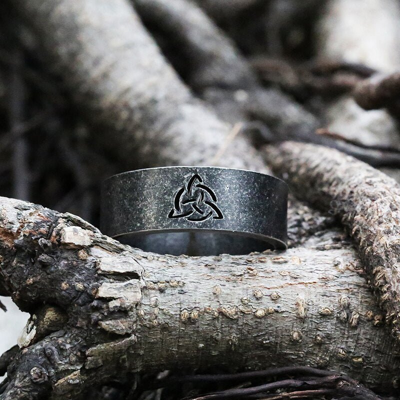 Viking Rune & Symbol Ring - Chrome Cult