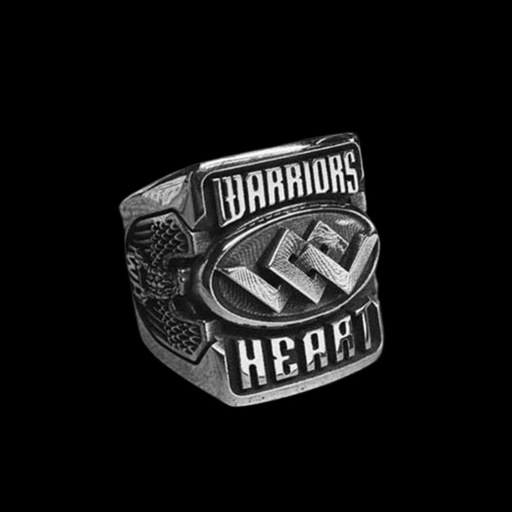 Warriors Heart Ring - Chrome Cult