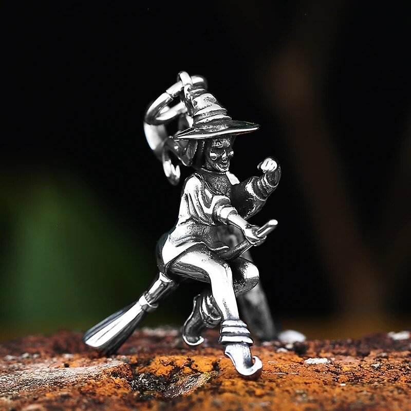 Wicked Witch Pendant - Chrome Cult