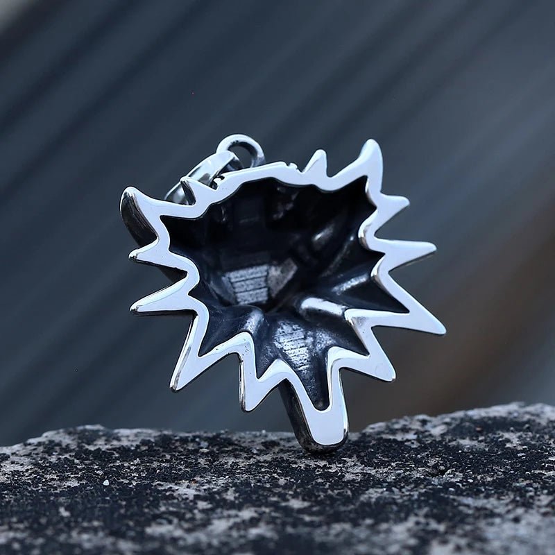 Wild Wolf Pendant - Chrome Cult