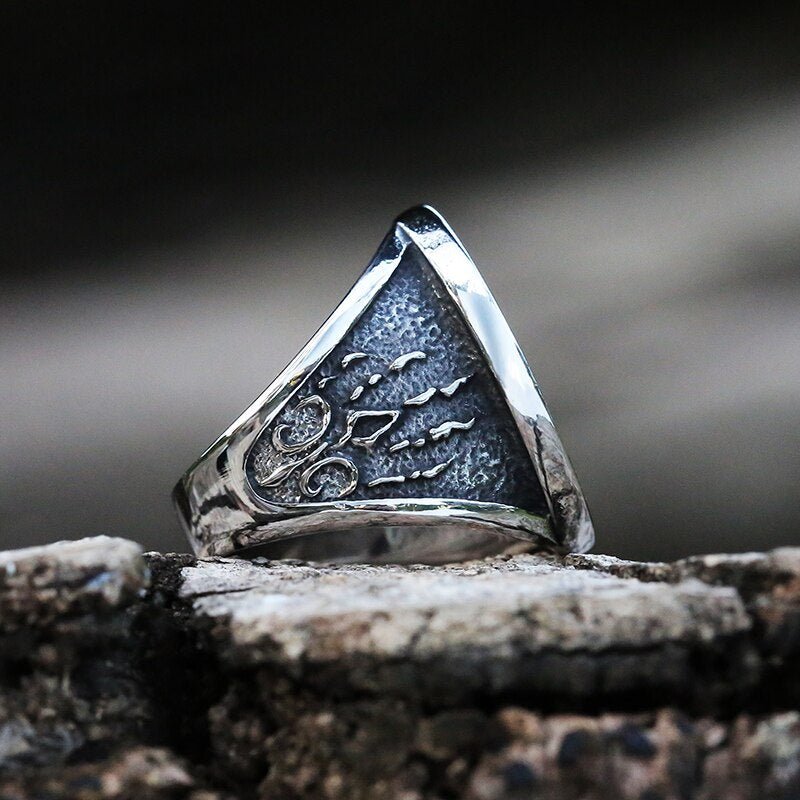 Witcher Wolf Viking Ring - Chrome Cult