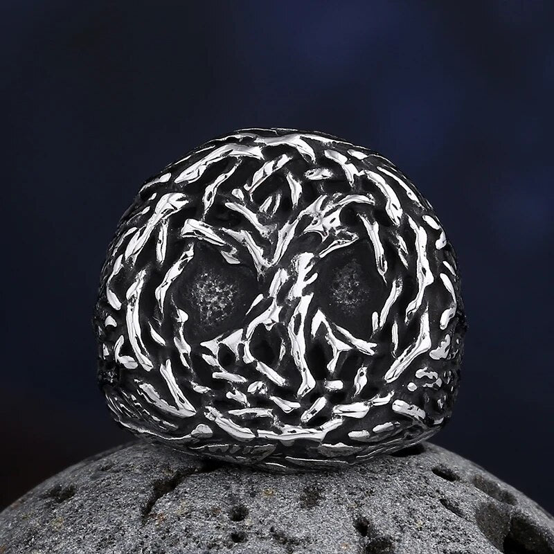 Yggdrasil Signet Ring - Chrome Cult