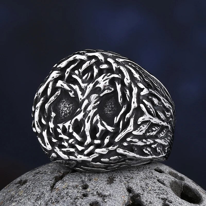 Yggdrasil Signet Ring - Chrome Cult
