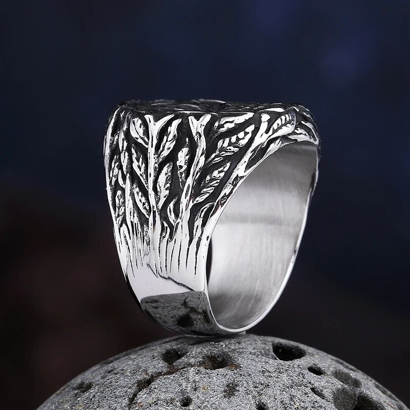 Yggdrasil Signet Ring - Chrome Cult